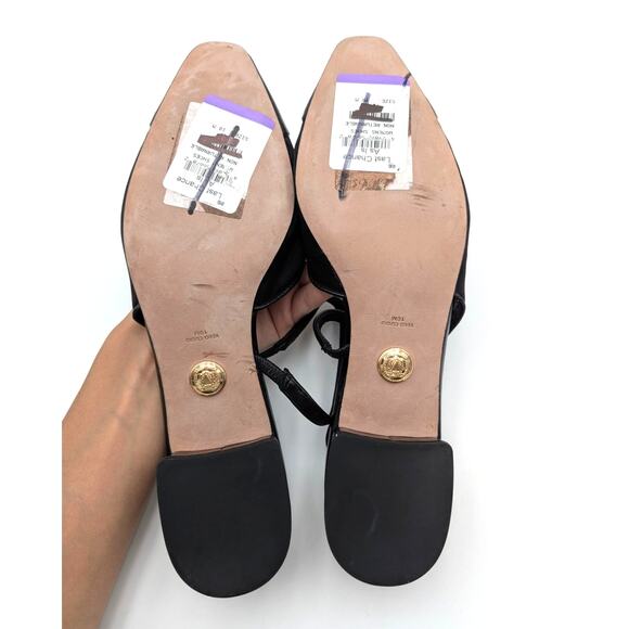 Veronica Beard Cecile Sling Mesh Slingback Pumps Women's Black Size US10M EU41 - Picture 7 of 12